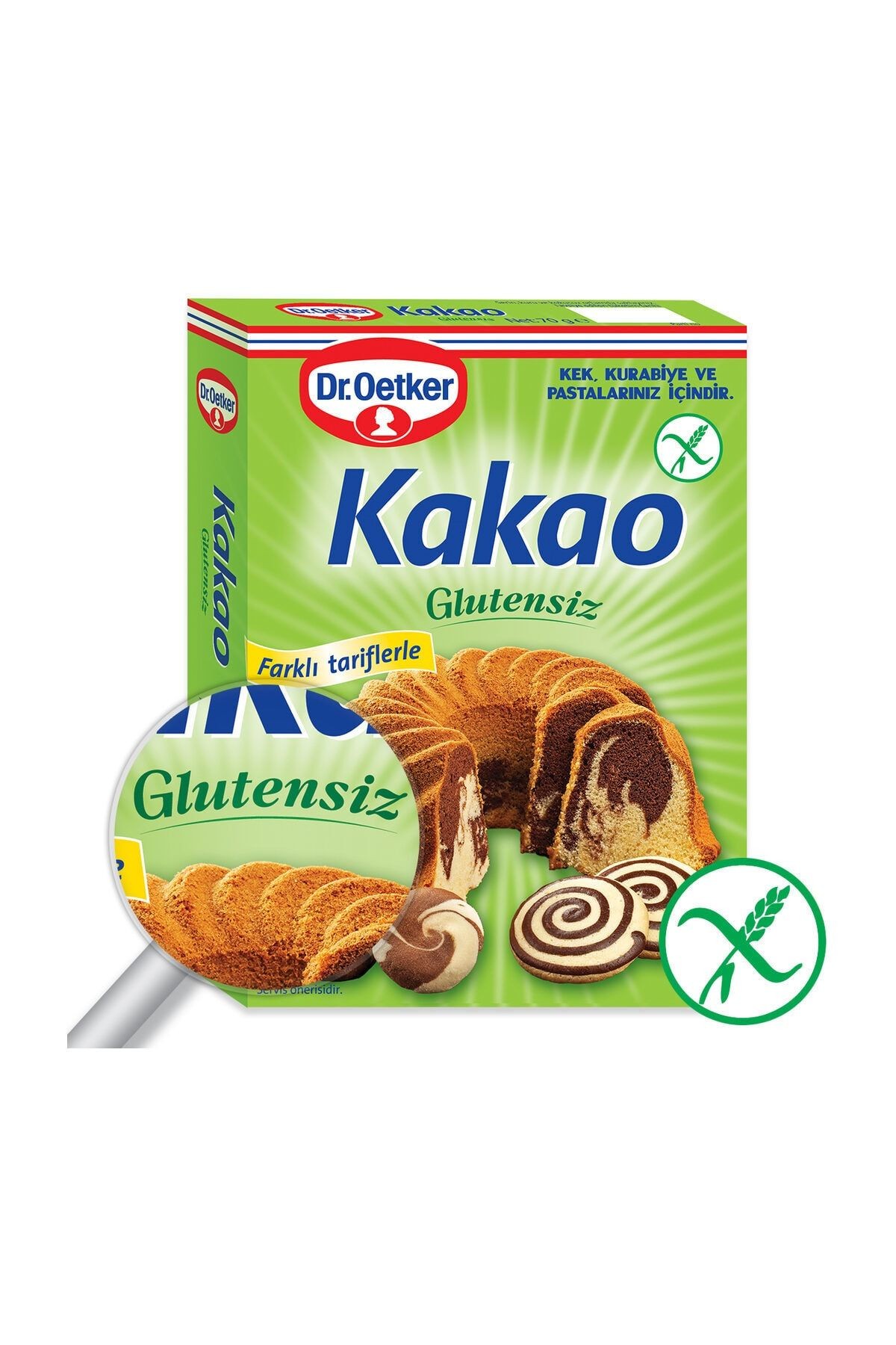 Glutensiz Kakao 70 gr