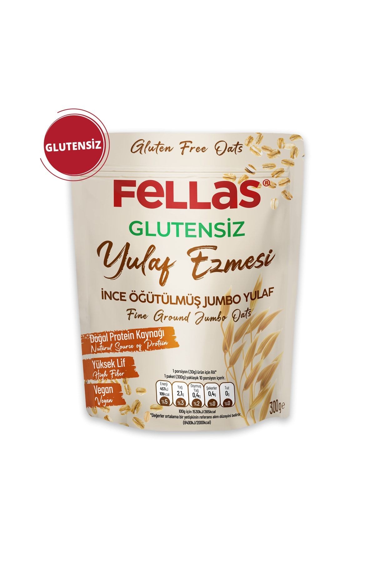 Glutensiz Yulaf Ezmesi 300 gr
