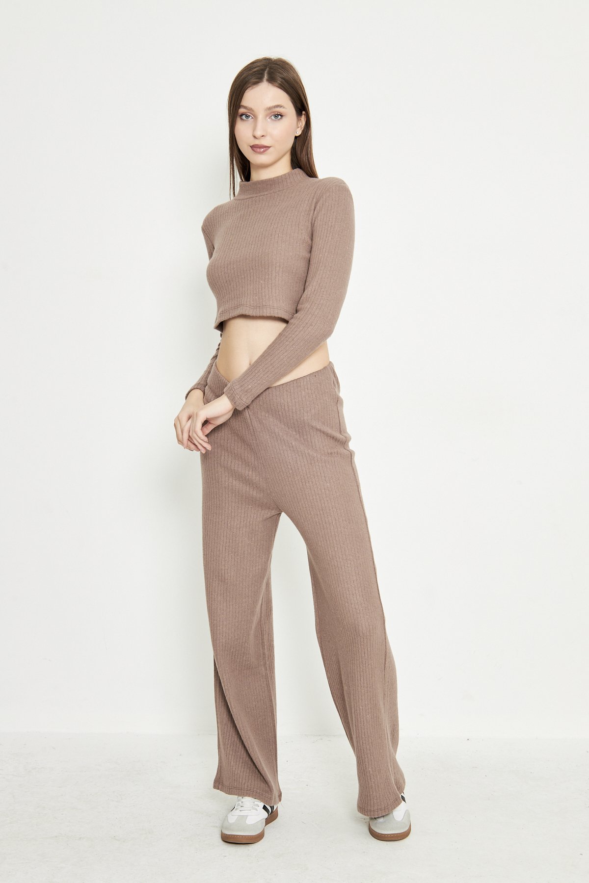 Crop Takım Fitilli Yumoş Kumaş