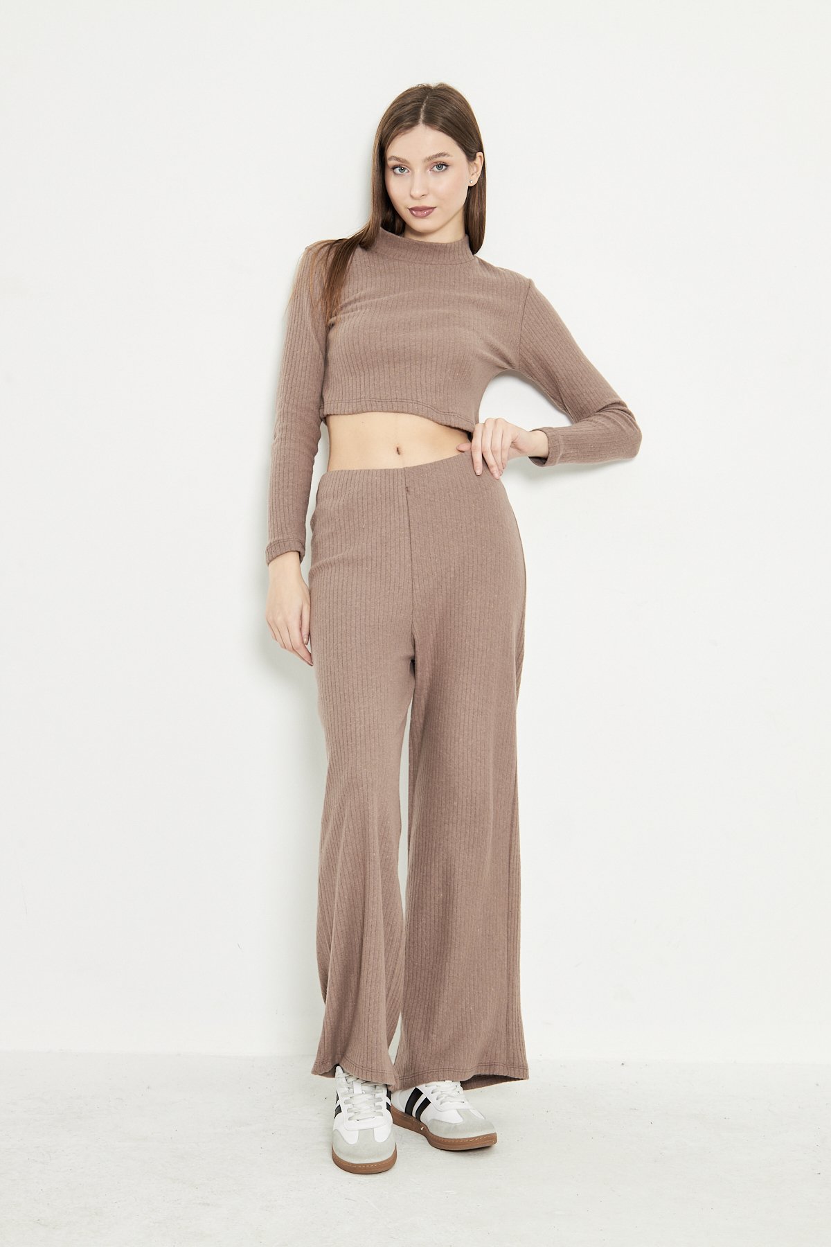 Crop Takım Fitilli Yumoş Kumaş