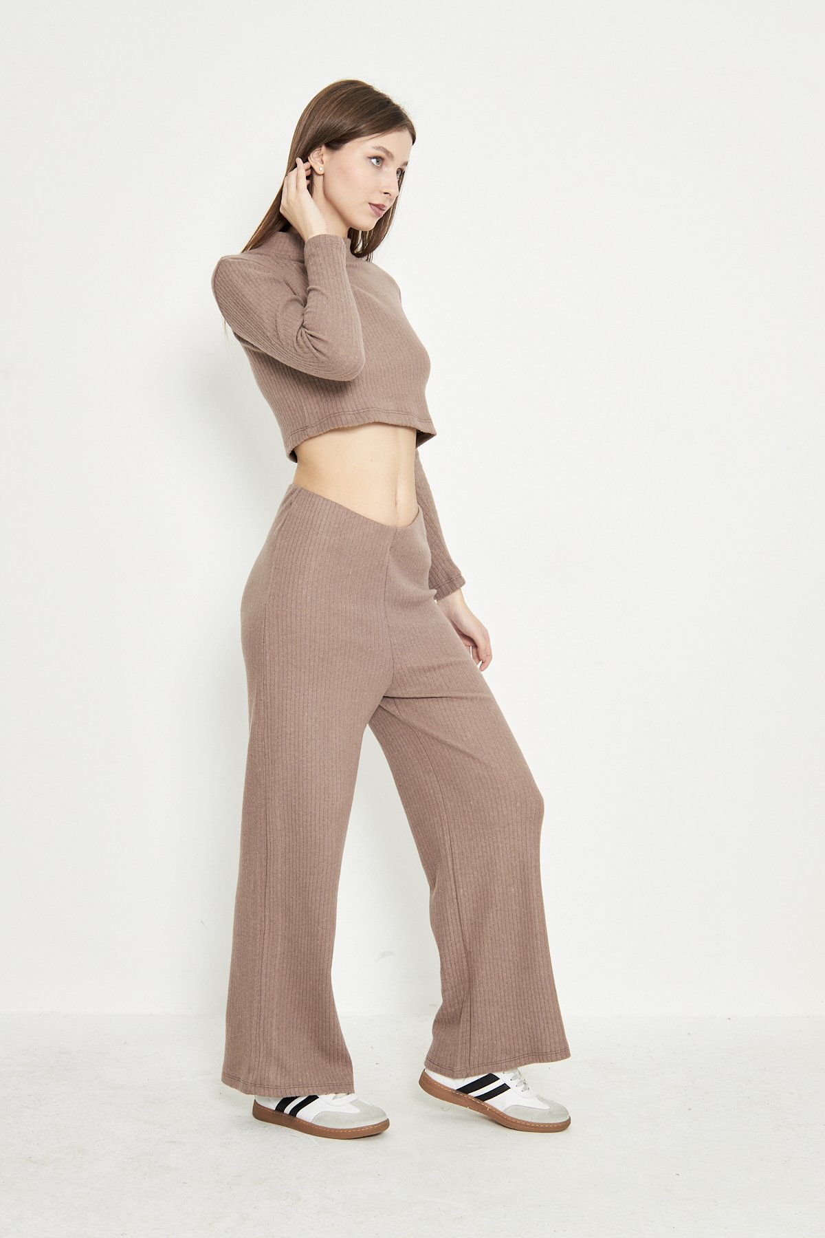 Crop Takım Fitilli Yumoş Kumaş