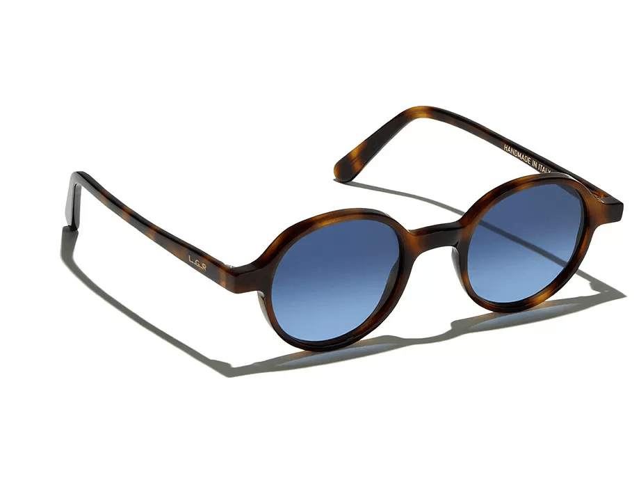 Lgr Reunion Havana Maculato Blue Hd Gradient 46 Unisex Güneş Gözlüğü