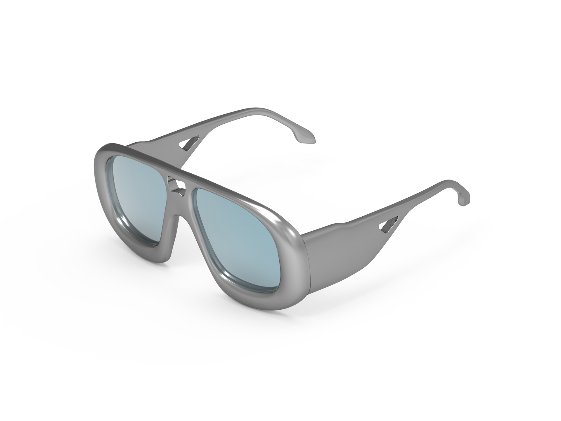 KOMONO X Igor Dieryck Silver Unisex Güneş Gözlüğü