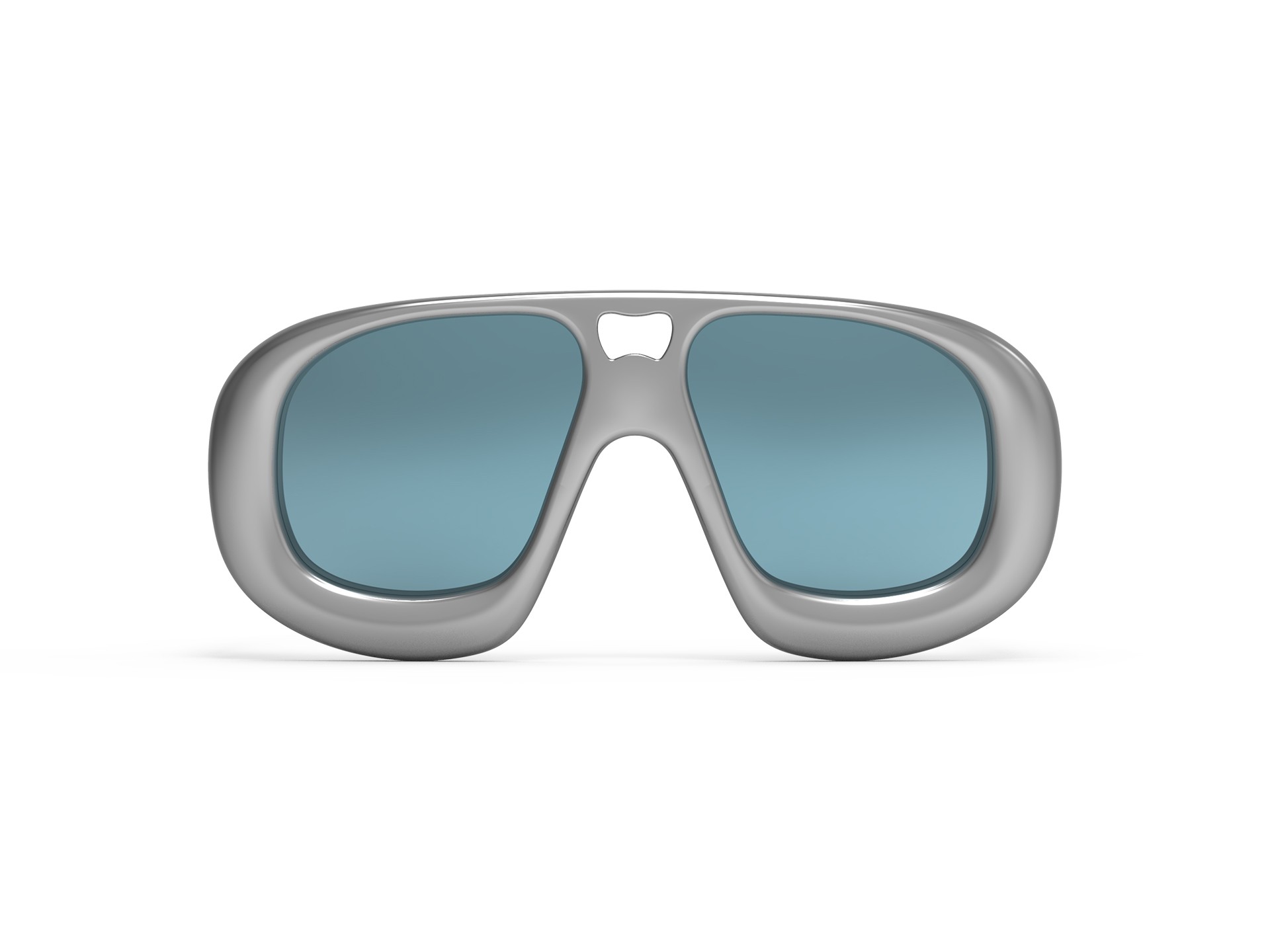 KOMONO X Igor Dieryck Silver Unisex Güneş Gözlüğü