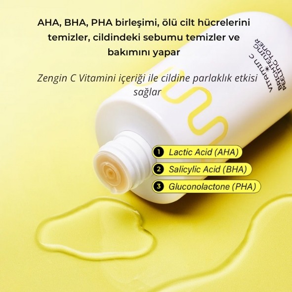 Commonlabs - C Vitaminli ve Meyve Özlü Peeling Tonik 200ml