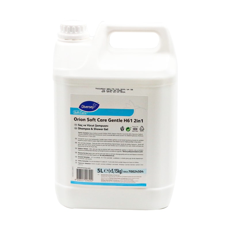 Diversey SOFTCARE Gentle Saç ve Vücut Şampuanı 5 L