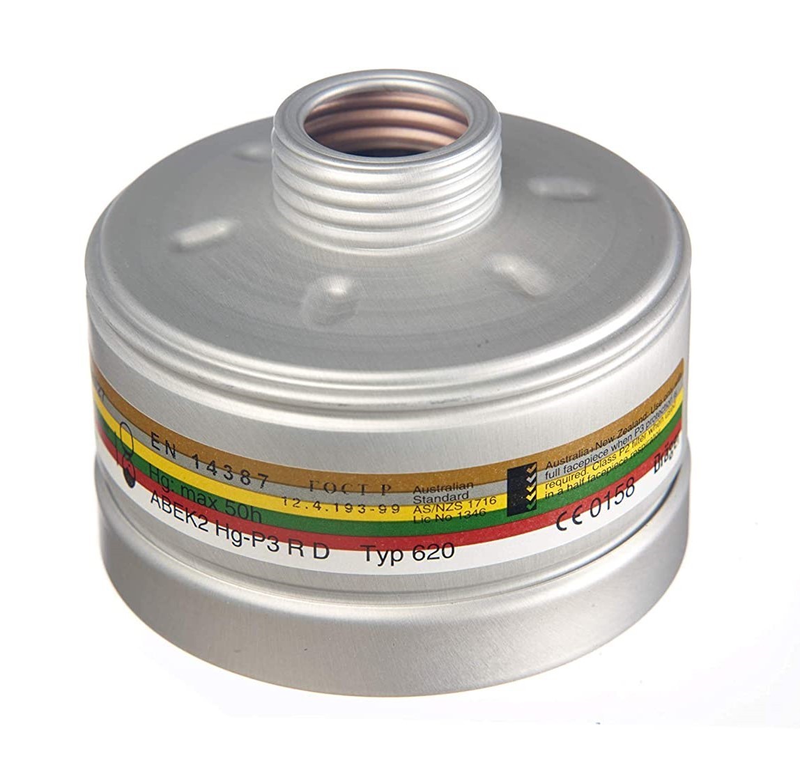 Drager X-Plore® RD40 Bağlantılı A2B2E2K2 HG P3 R D Filtre