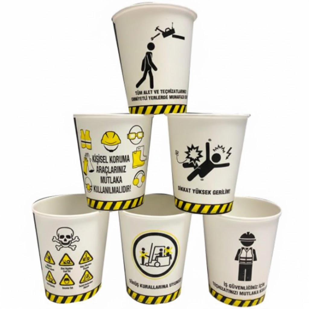 BENCUP 7oz karton bardak 3000 adet İSG baskılı