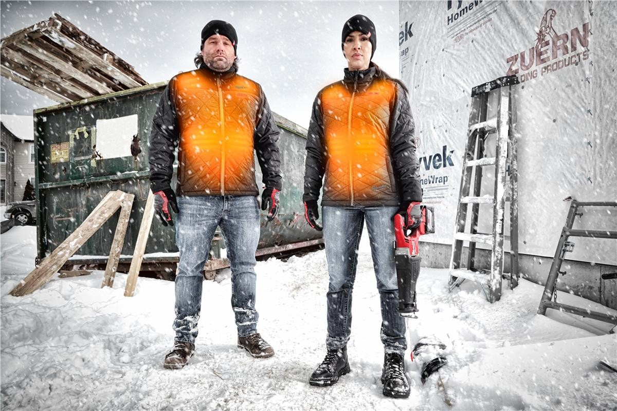 Milwaukee M12 HJP-0 Akülü Isıtıcılı Puffer Mont