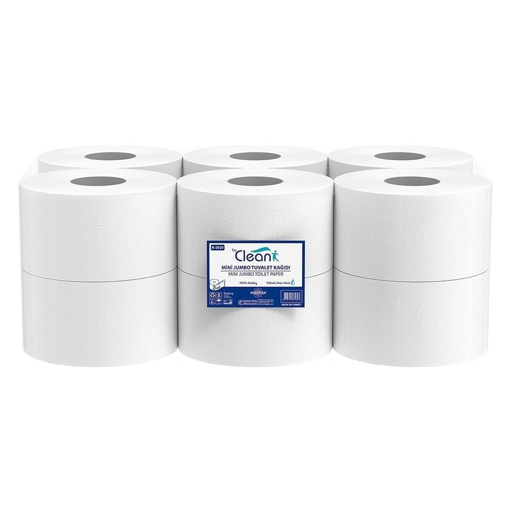 Rulopak Mini Jumbo Tuvalet Kağıdı 2 Katlı 12'Li Paket 4 Kg