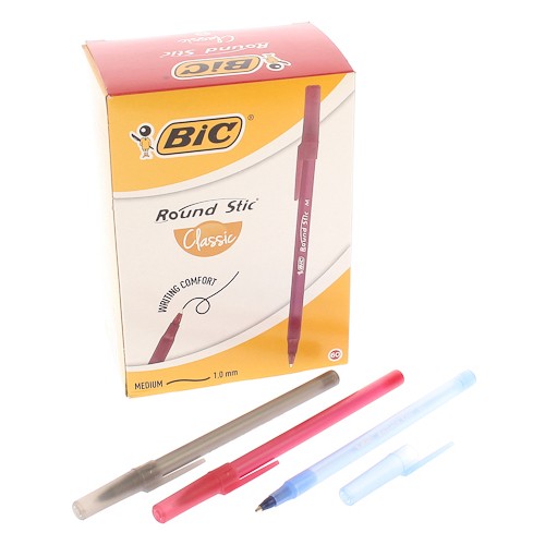 Bic Round Stic Medium Tükenmez Kalem Büro (60) adet 