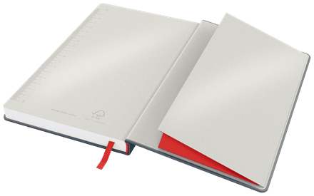 Leitz COSY SOFT Touch Ciltli Kapaklı Kareli Orta Boy Defter, A5
