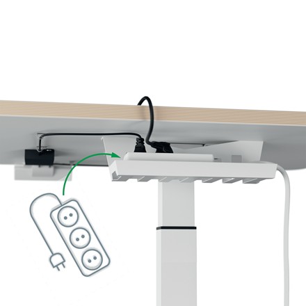 Leitz ERGO Elektrikli Sit Standing Küçük Çalışma Masası