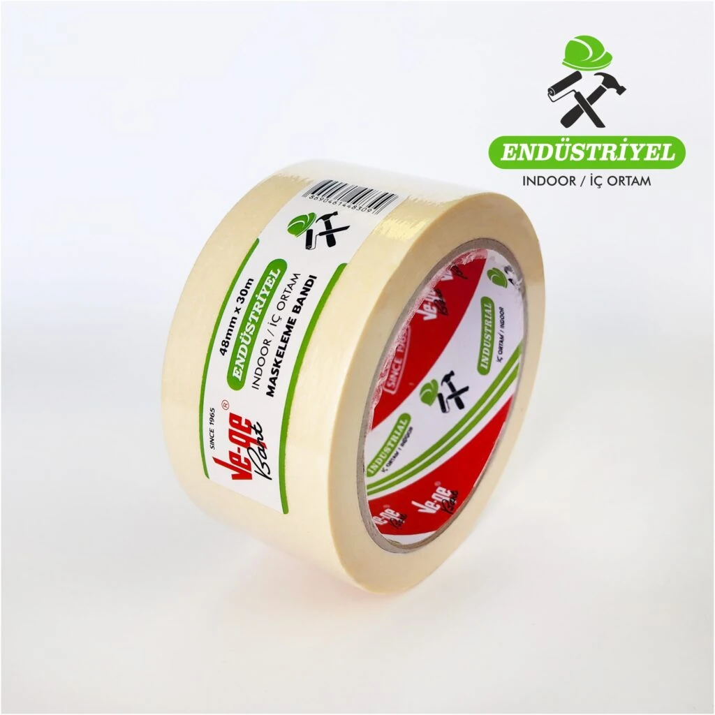 Bant - Maskeleme Bandı - Endüstriyel Krem İç Ortam Indoor
