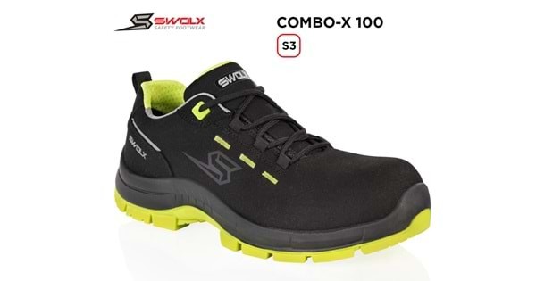 Swolx Combo-X 100 Kompozit Burunlu S3 İş Güvenlik Ayakkabısı