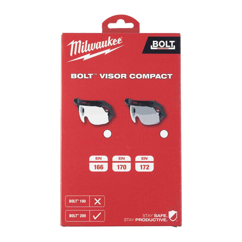 Milwaukee BOLT Kask Uyumlu Renkli Kompakt Vizör