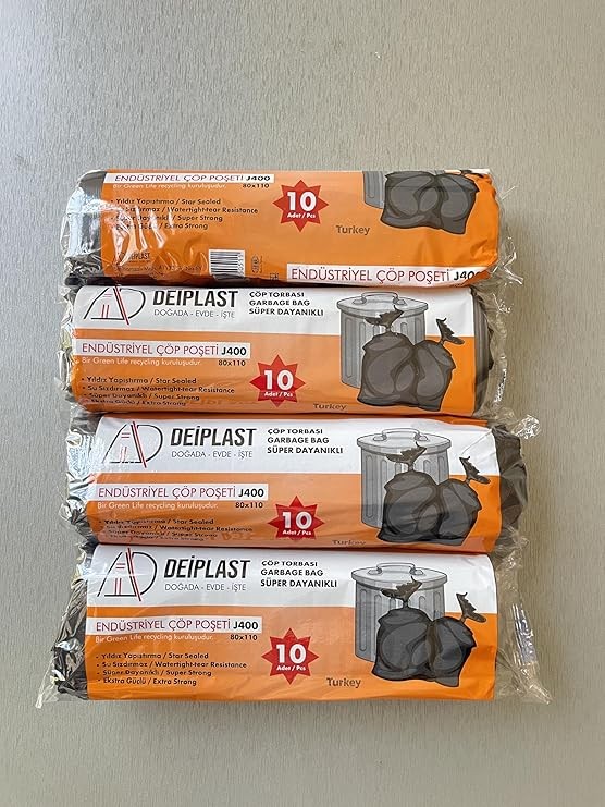 DEİPLAST Endüstriyel Çöp Torbası 10 adet