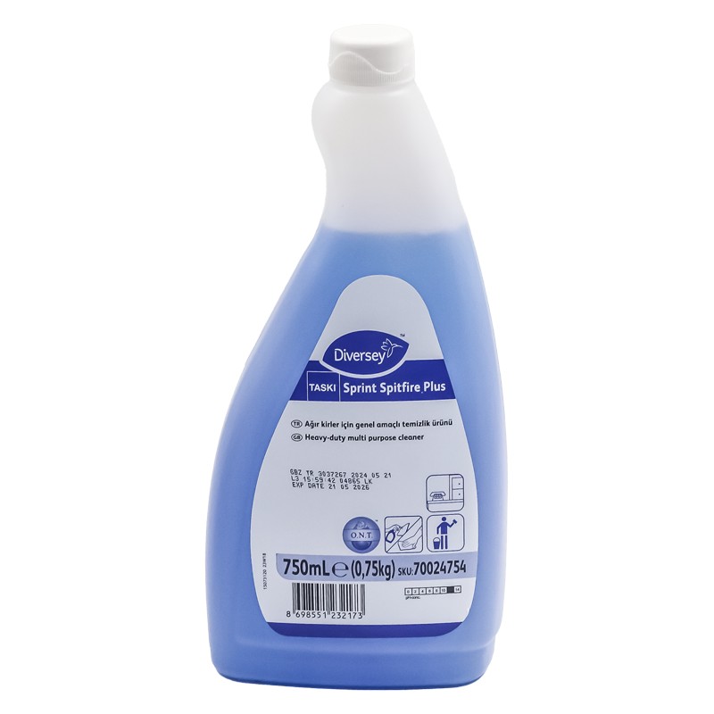 Diversey Taski Sprint Spitfire Spray E5C Genel Temizlik Ürünü 750 Ml