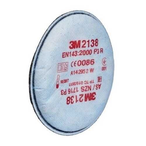 3M 2138 P3 Organik  Ozon Gaz Ve Buhar Filtresi (1 Çift)