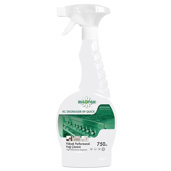 Rulopak Kc Degreaser Ağır Kir ve Yağ Çözücü 750 Ml