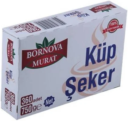 Bornova Murat Küp Şeker 750GR 360 Adet