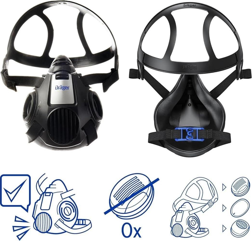 Drager X-Plore® 3500 Yarım Yüz Maskesi