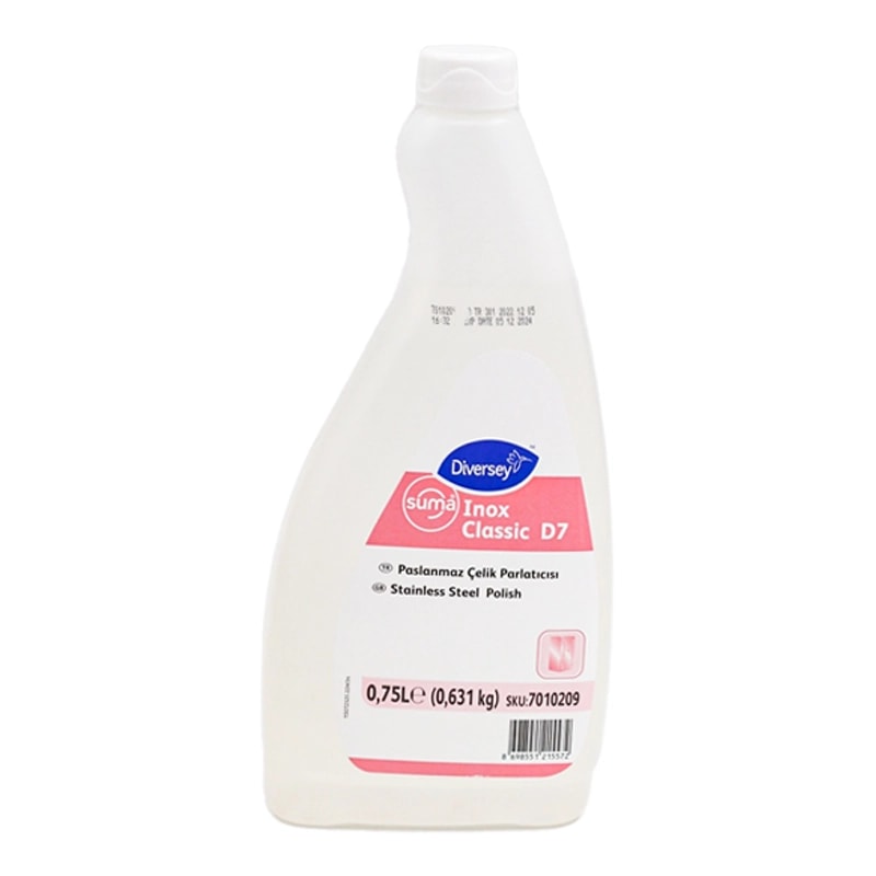Diversey Suma Inox Classic D7 Paslanmaz Çelik Parlatıcısı 0,75 L