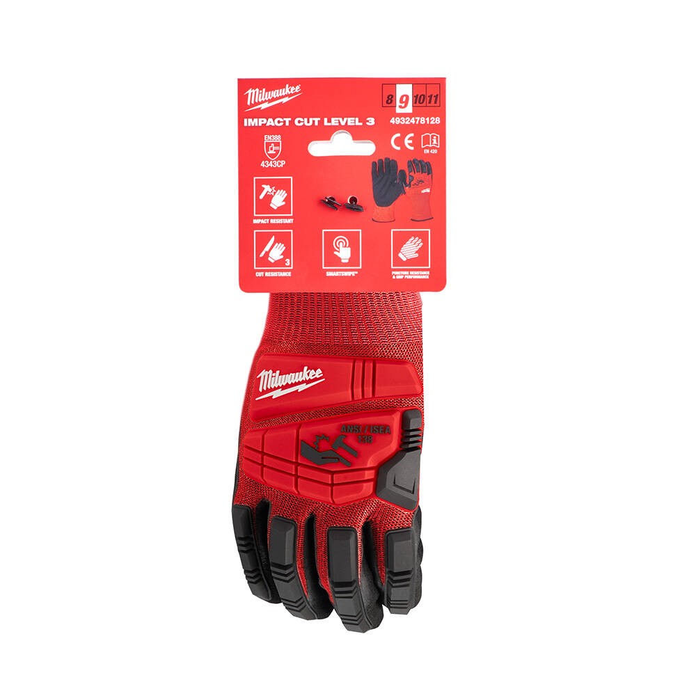 Milwaukee 3. Derece Darbeye Dayanıklı Kesik Korumalı Eldiven
