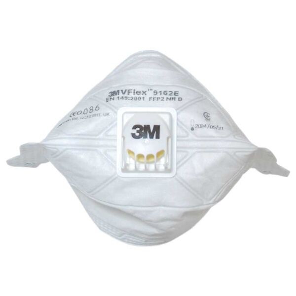 3M VFLEX 9162E Ventilli Toz Maskesi FFP2 (15 Adet-Kutu)