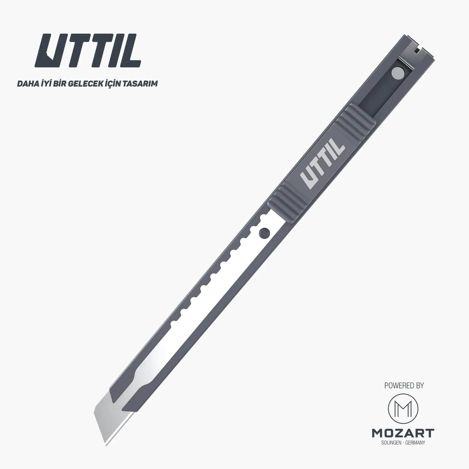 Uttıl Süper İnce 9 mm Oto-Kilit Maket Bıçağı