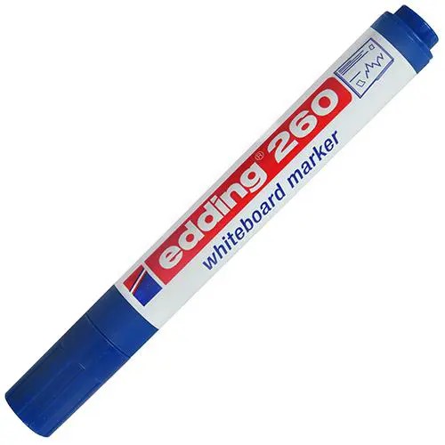 Edding 260 Yuvarlak Uçlu Beyaz Tahta Kalemi