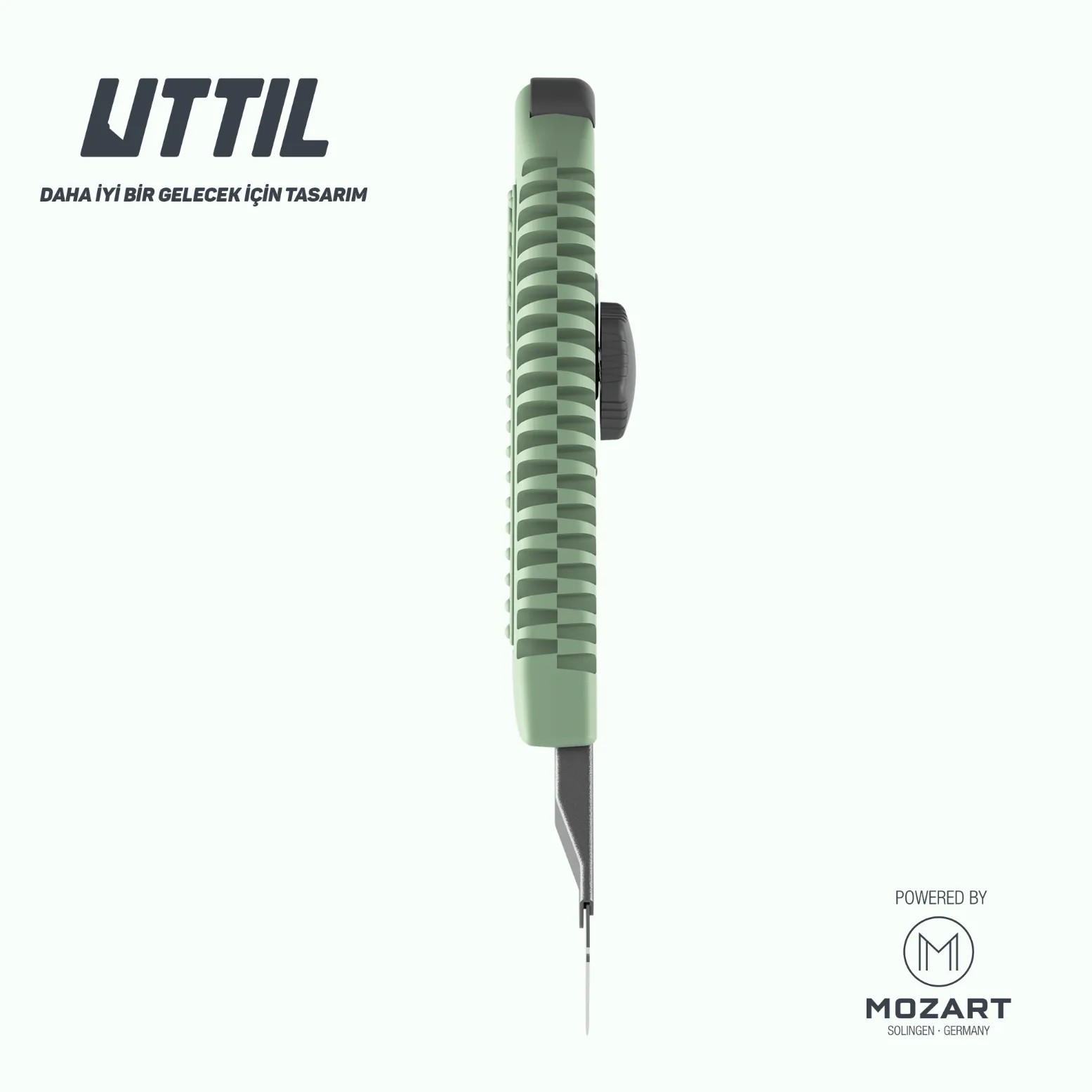 Uttıl 18 mm Plastik Gövdeli Vidalı Maket Bıçağı