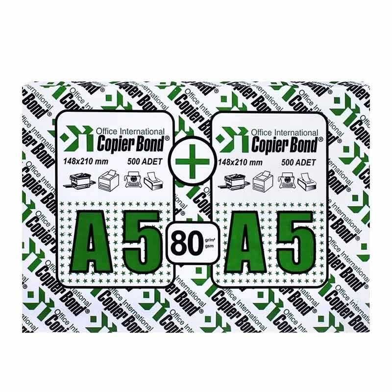 Copier Bond Fotokopi Kağıdı A5 80 gr 1000 Yaprak