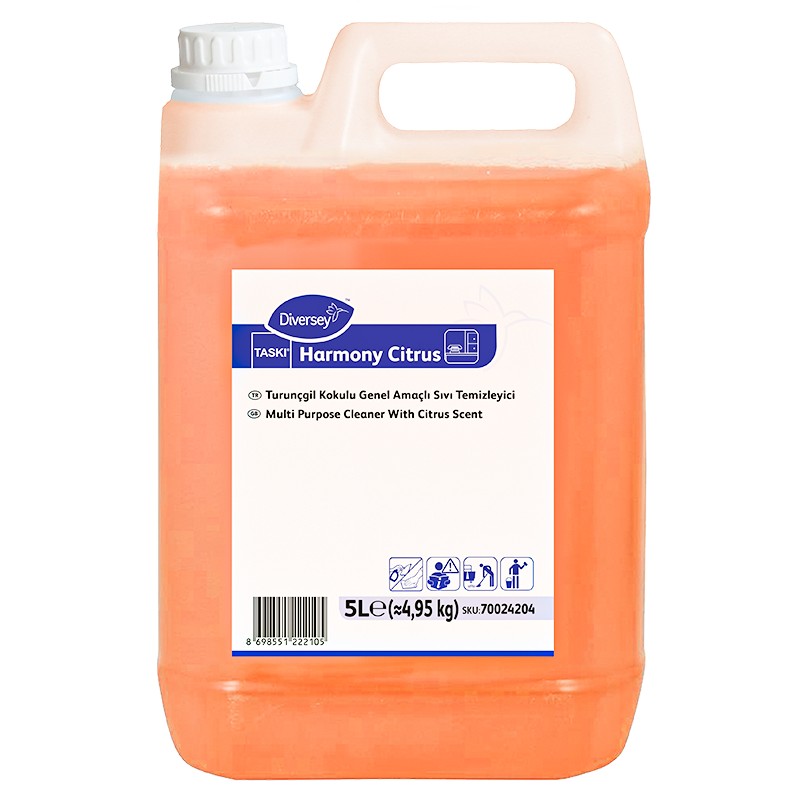 Diversey Taski Harmony Citrus Genel Temizlik Deterjanı 5 L
