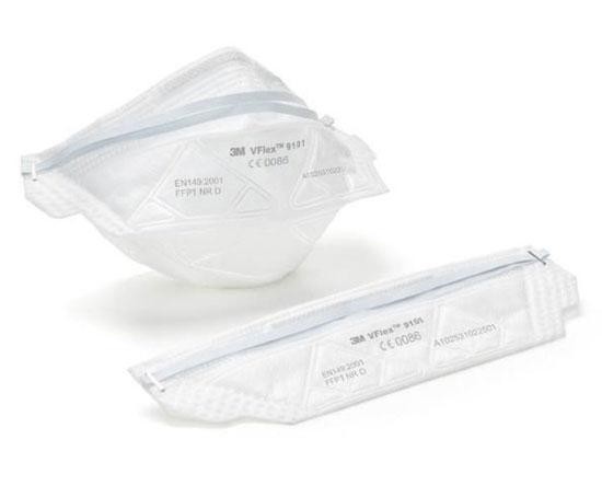 3M VFLEX 9101E Ventilsiz Toz Maskesi FFP1 (25 Adet-Kutu)