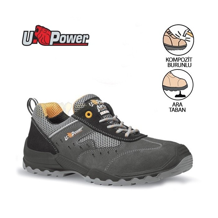 U-Power Brezza Kompozit Burunlu S1P SRC İş Güvenlik Ayakkabısı