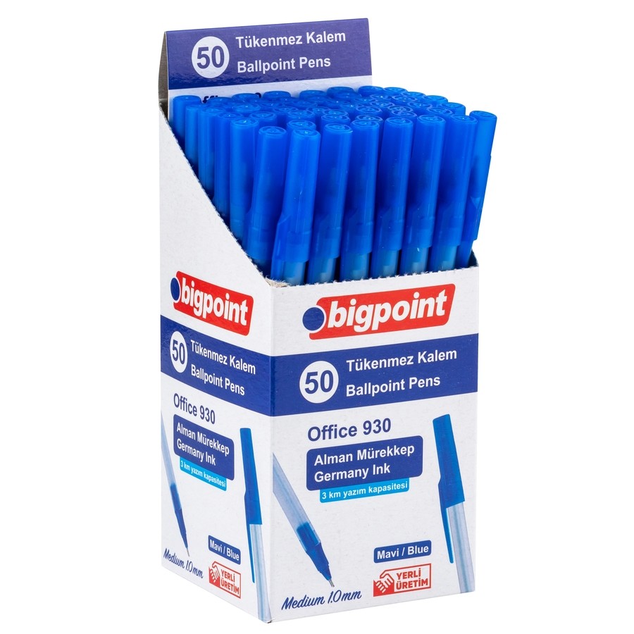 Bigpoint Tükenmez Kalem Büro (50) Adet 1.0 Mm 