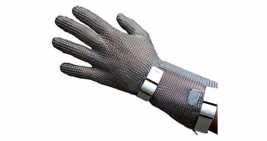 Starline Protec 15 Gıda ile Teması Uygun Metal Örgü 5 Parmak Eldiven 15cm (Adet)
