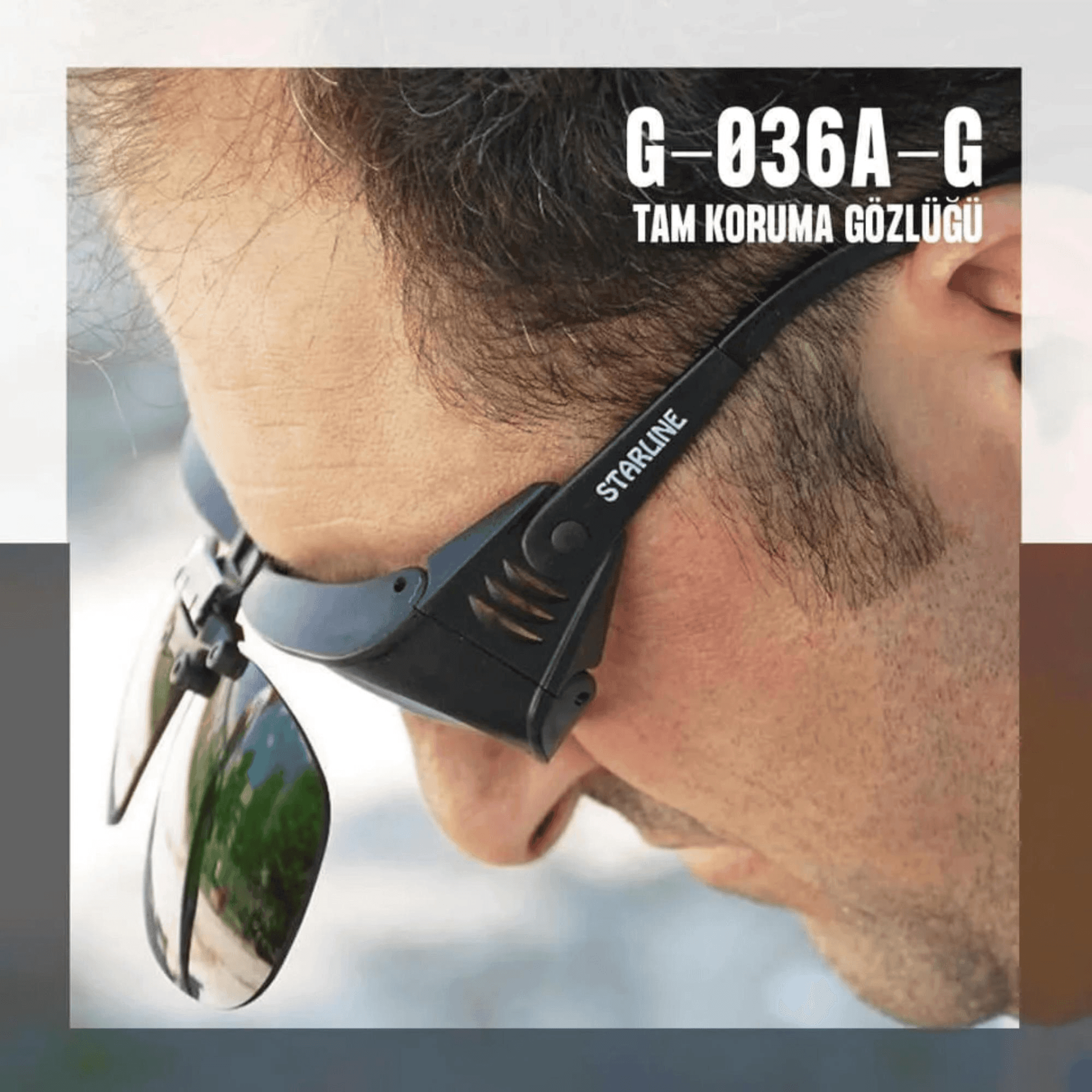 Starline G-036A-G Ayarlanabilir Saplı İpi Delikli Antifog Kaynakçı Gözlüğü