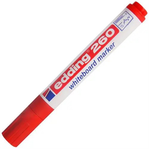 Edding 260 Yuvarlak Uçlu Beyaz Tahta Kalemi