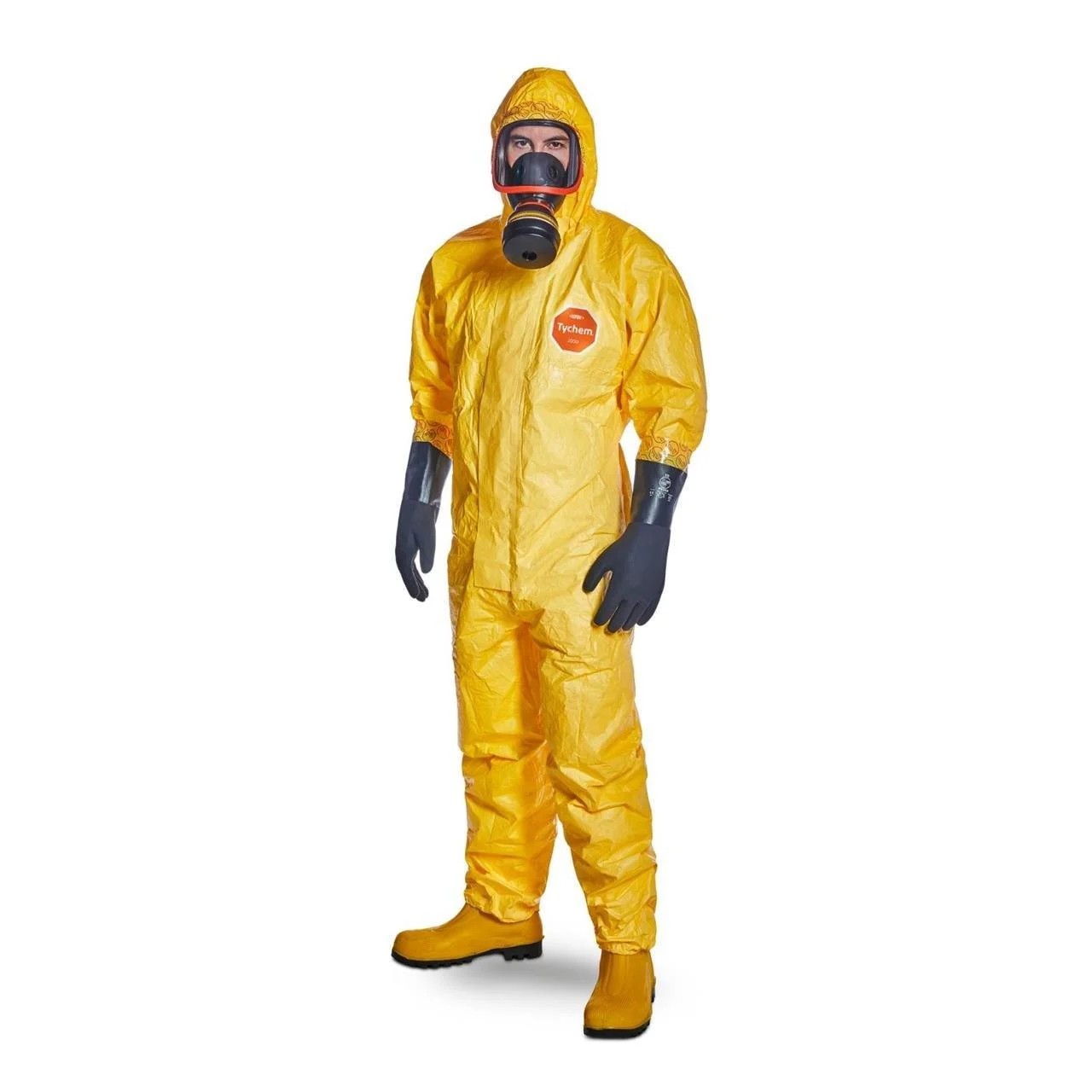 DuPont™ Tychem® 2000 C Fermuarlı ve Yapışkanlı Kimyasal Koruyucu Tulum