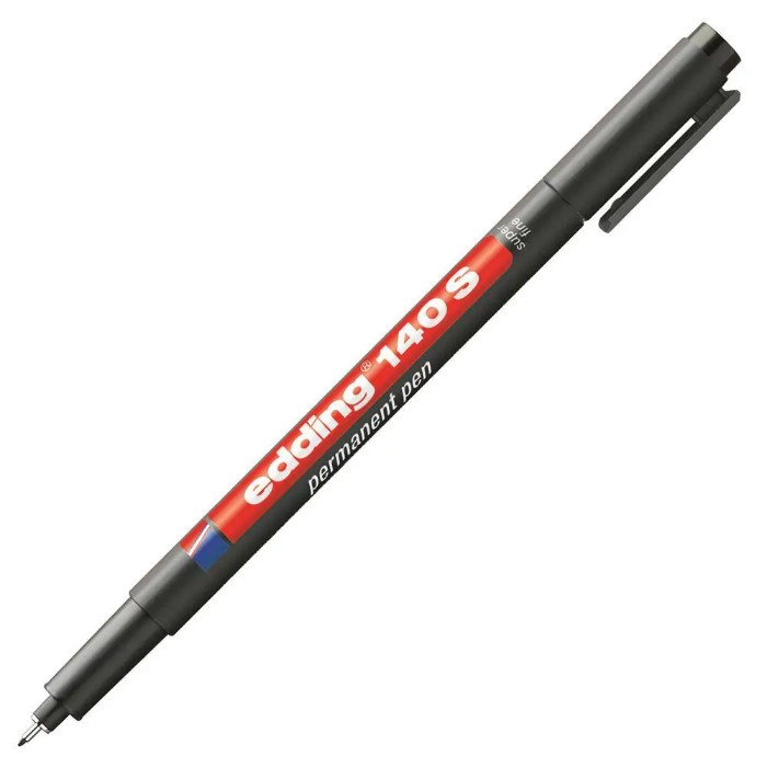 Edding 140S Permanent Asetat Kalemi S Uç- Siyah