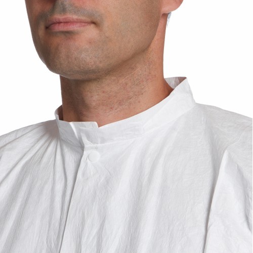 DuPont™ Tyvek® 500 Labcoat PL30 3 Cepli Çıtçıtlı Laboratuvar Önlüğü