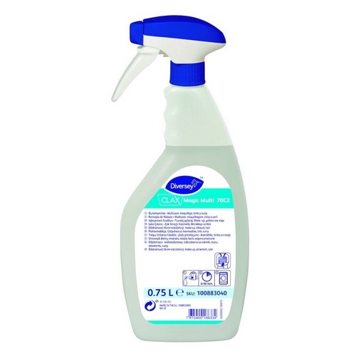 Diversey CLAX Magic Multi 70C2 6x0.75L - Makyaj, mürekkep ve köri leke çıkarıcı