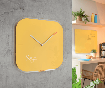 Leitz COSY Sessiz Cam Duvar Saati