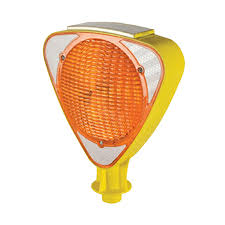Trafik Delinatörü ve Trafik Dikmesi İçin Solar Flaşör / Sarı