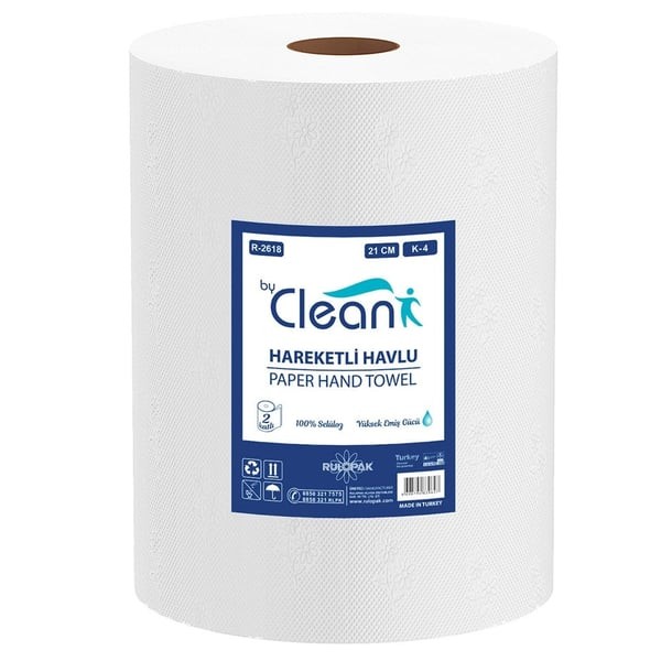 Rulopak By Clean Hareketli Havlu 2 Katlı 21 Cm 67 M 6'Lı Paket 4 Kg