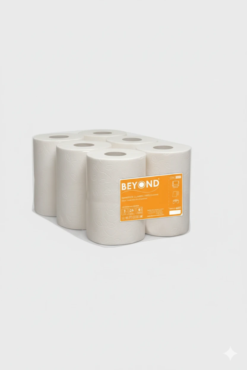 Kağıt Havlu - Hareketli (FOTOSELLİ) Havlu - 2 katlı - 21 cm - 3,5kg / 6'lı