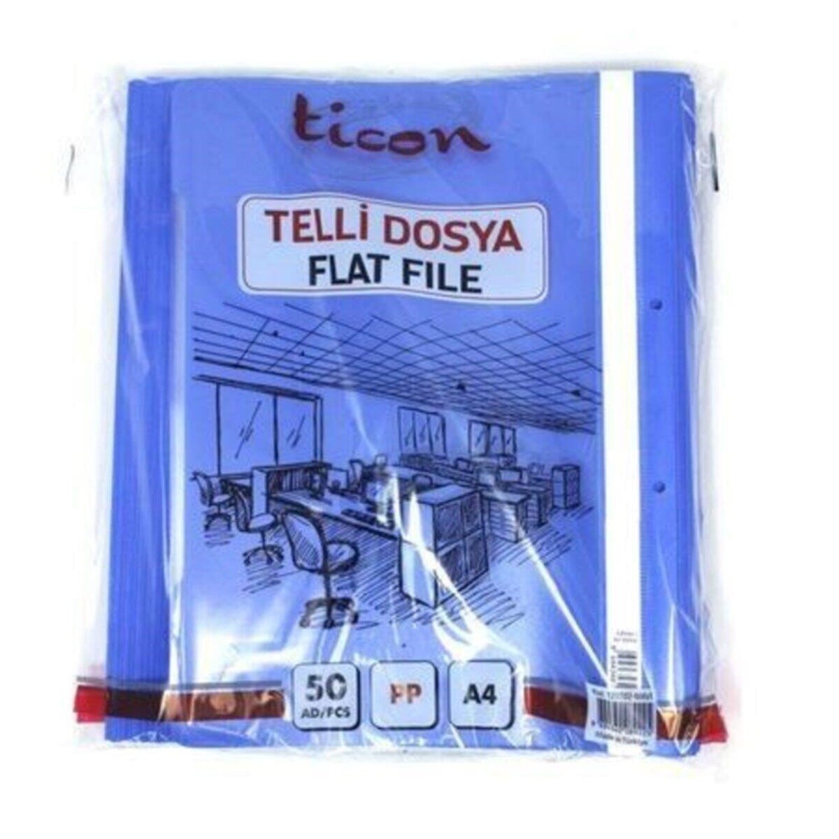 Ticon A4 Telli Dosya 50 Adet