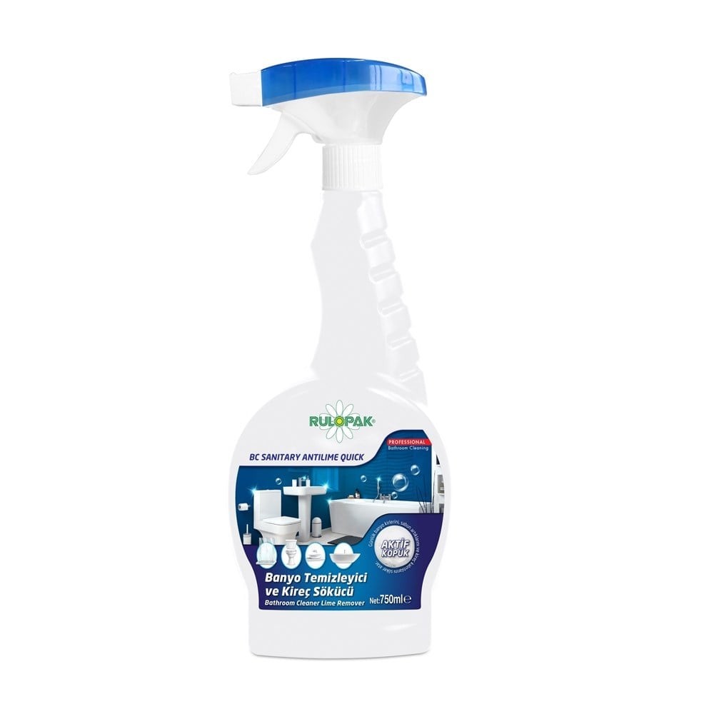 Rulopak Bc Sanitary Antilime Quick Banyo Temizleyici Sprey 750 Ml